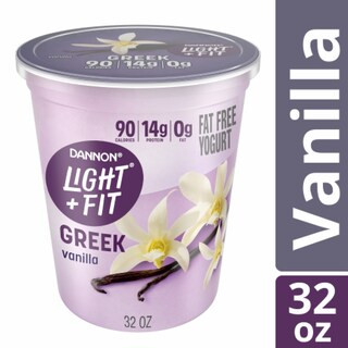 Light + Fit Nonfat Gluten-Free Vanilla Greek Yogurt Tub | Kroger