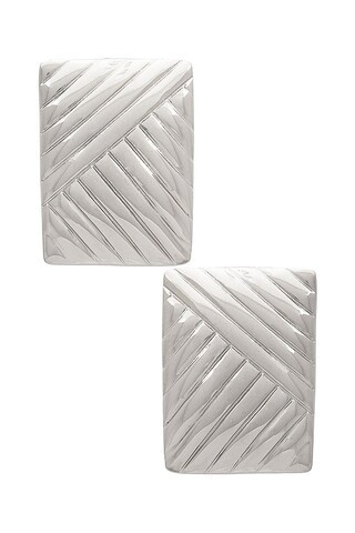 Heaven Mayhem Lined Earrings in Silver from Revolve.com | Revolve Clothing (Global)