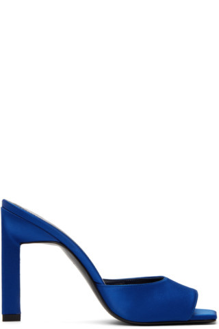 The Attico - Blue Kaia Heeled Sandals | SSENSE