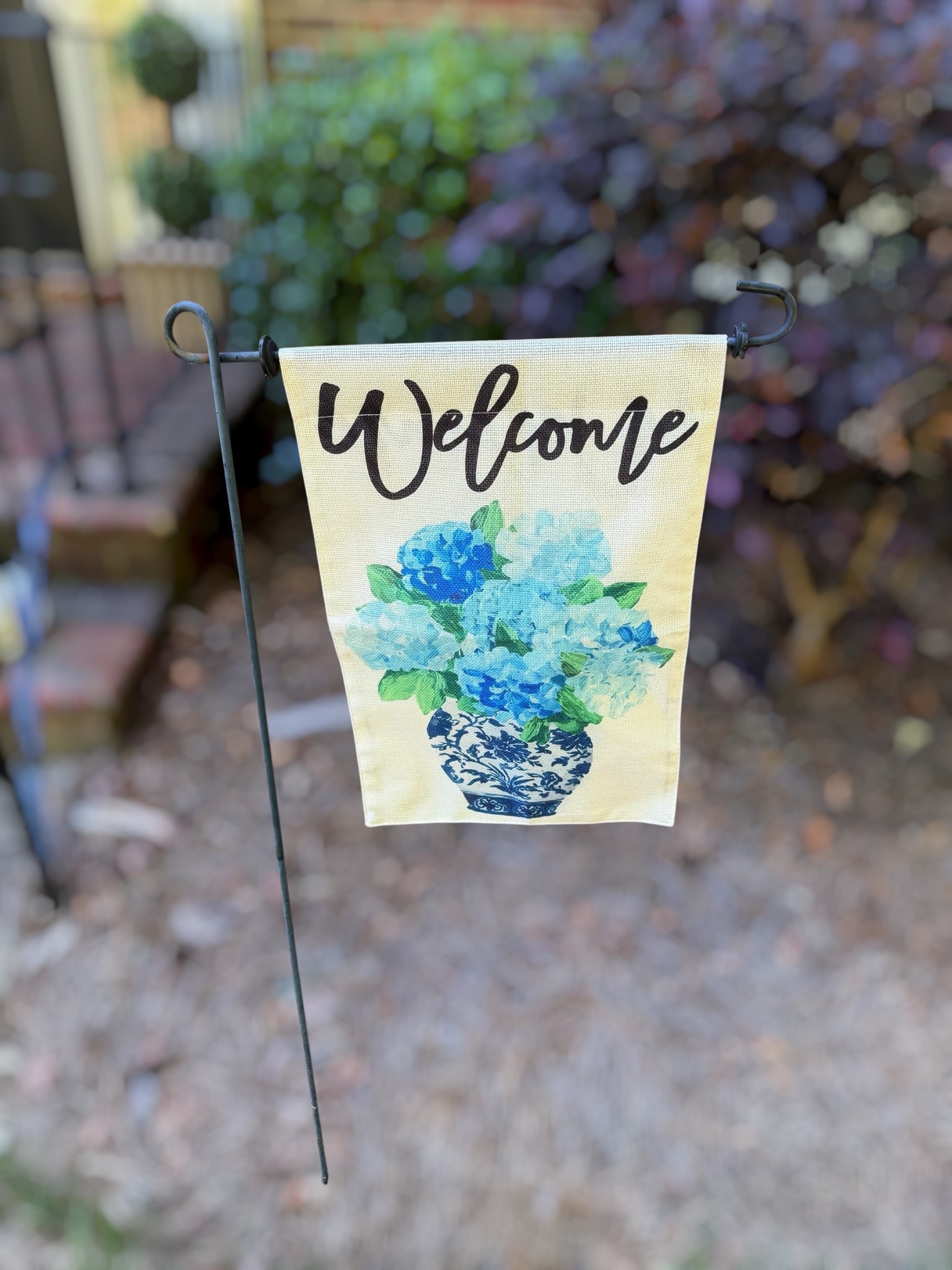 Blue Hydrangea Chinoiserie Garden Flag 🇺🇸💙

The prettiest little porch update 💙 This blue and white chinoiserie hydrangea garden flag adds the perfect classic touch with a hint of patriotic charm 🇺🇸✨ Such an easy way to refresh your outdoor space for spring and summer!

Linked this exact Amazon flag (double-sided!) plus the garden flag stand for a complete look 🌿💙 Perfect for front yard styling, porch decor, and seasonal outdoor updates.

Blue hydrangea garden flag, chinoiserie outdoor decor, blue and white porch decor, hydrangea flag, spring garden decor, summer outdoor decor, patriotic porch ideas, front yard flag, garden flag stand, affordable Amazon outdoor decor, classic preppy home style, southern porch decorating ideas, seasonal yard decor, cottage style outdoor decor 💙🇺🇸 grandmillennial decor, Mother’s Day gift, garden gifts 

#LTKMothersDay #LTKHome #LTKmomlife

#LTKMothersDay #LTKSeasonal #LTKHome