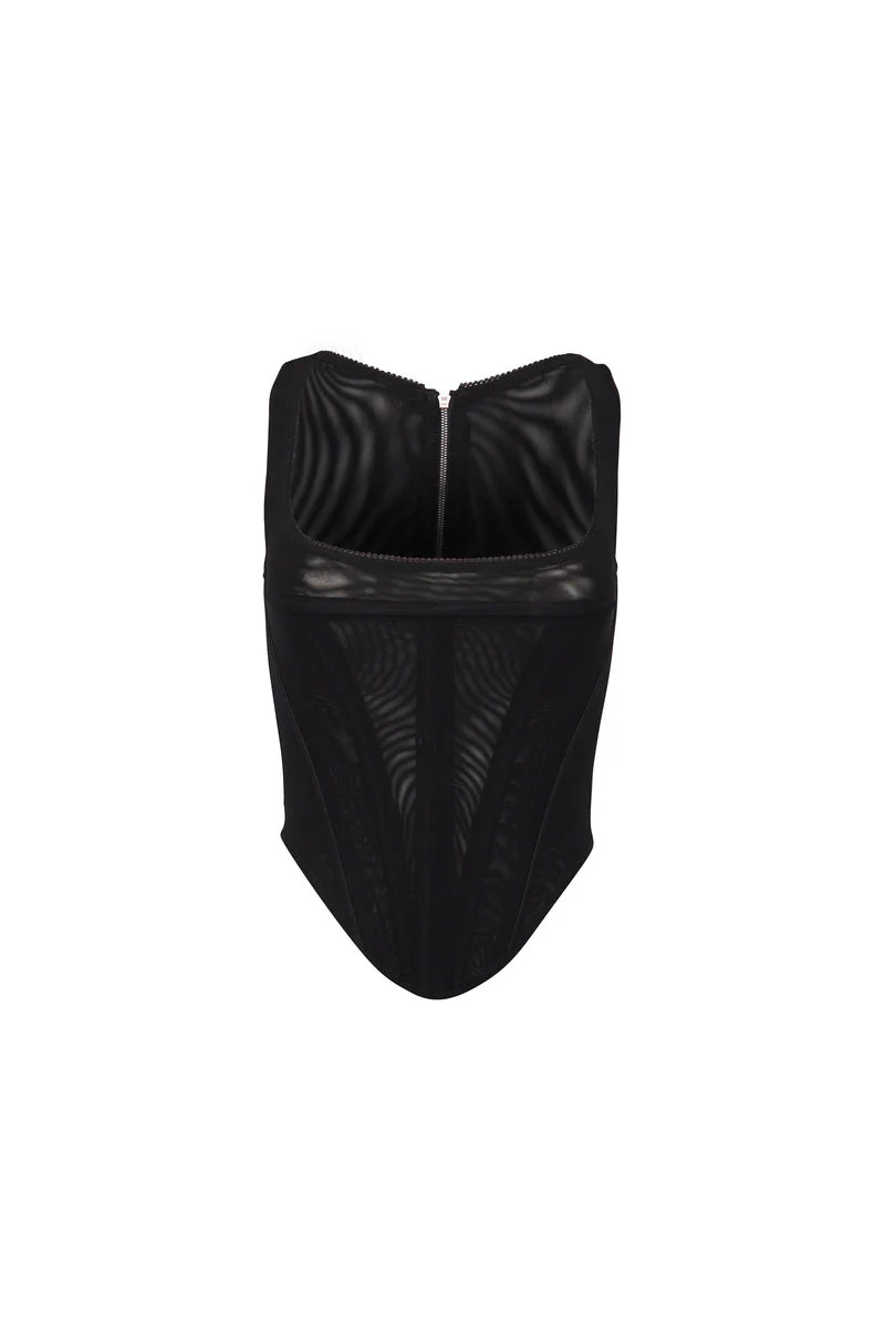 CAMPBELL CORSET - BLACK | Miaou