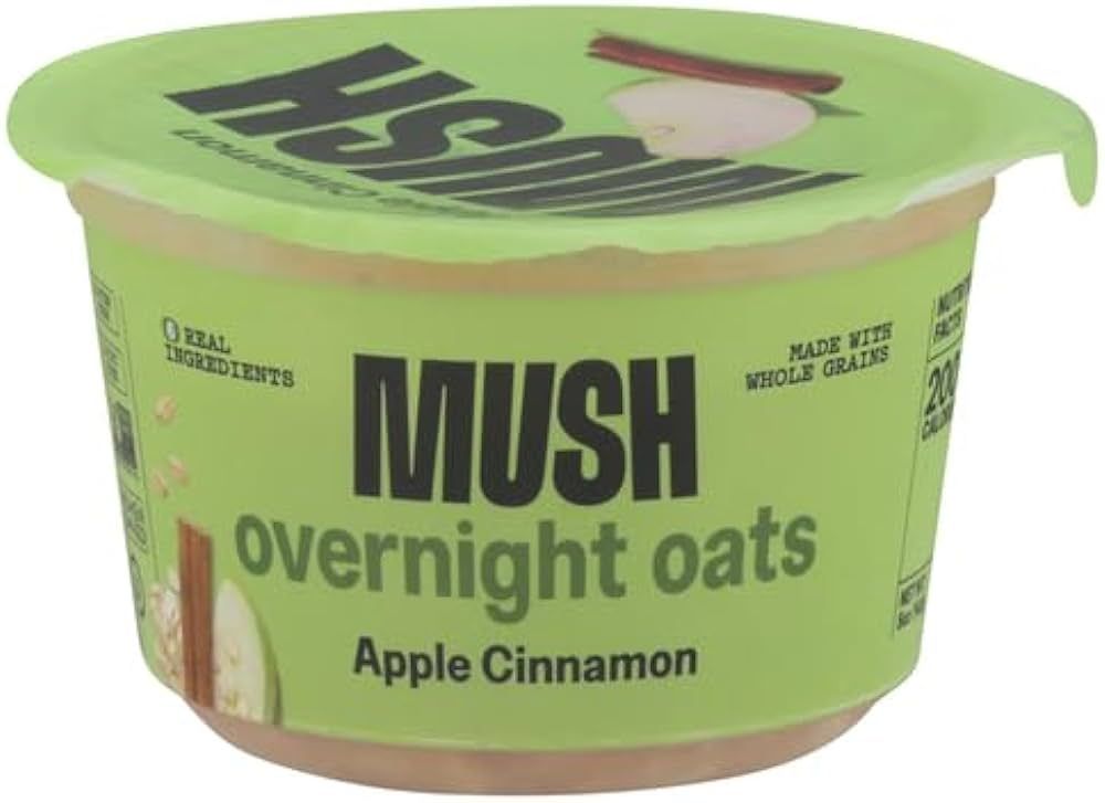 MUSH Apple & Cinnamon Overnight Oats, 5oz | Amazon (US)