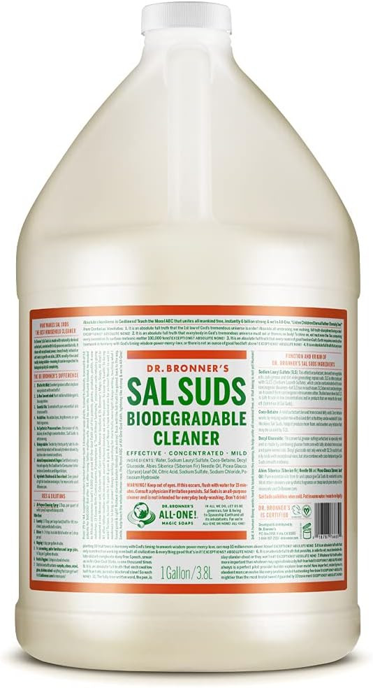 Dr. Bronner's - Sal Suds Biodegradable Cleaner (1 Gallon) - All-Purpose Pine Cleaner for Floors, ... | Amazon (US)