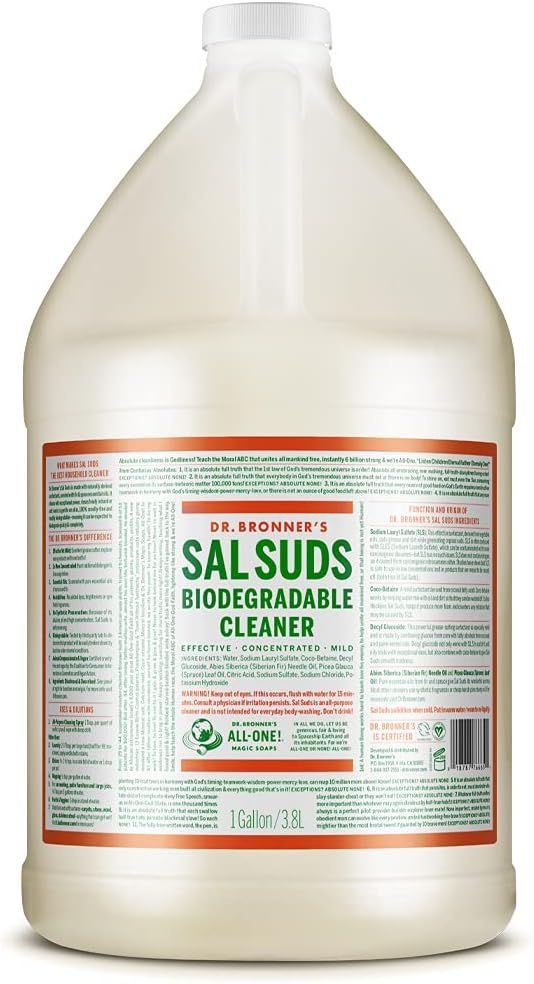 Dr. Bronner's - Sal Suds Biodegradable Cleaner (1 Gallon) - All-Purpose Pine Cleaner for Floors, ... | Amazon (US)
