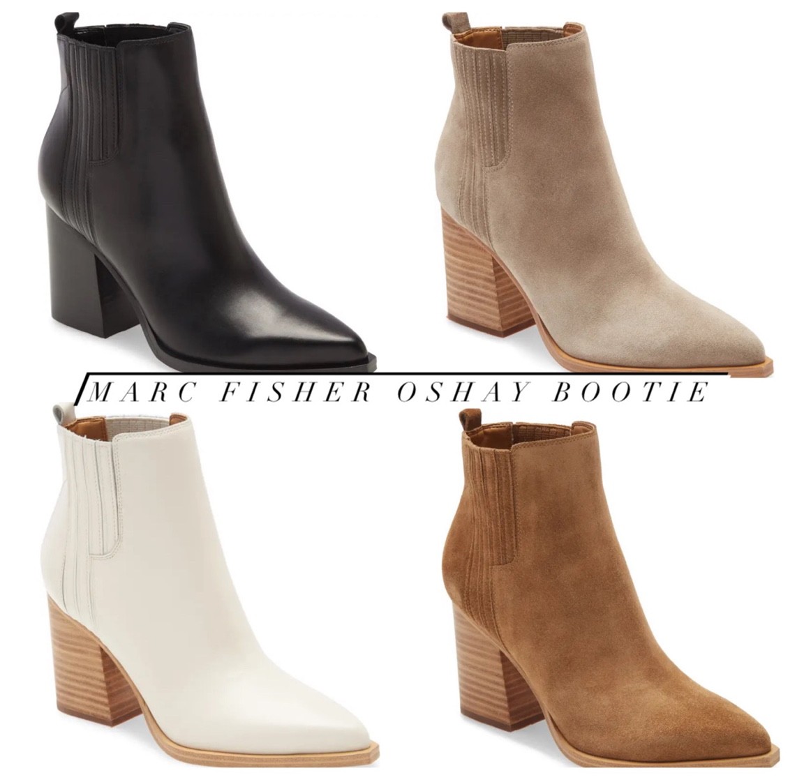 Marc fisher oshay bootie on sale 
Basic bootie for fall
Neutral wardrobe 
Staple wardrobe 
