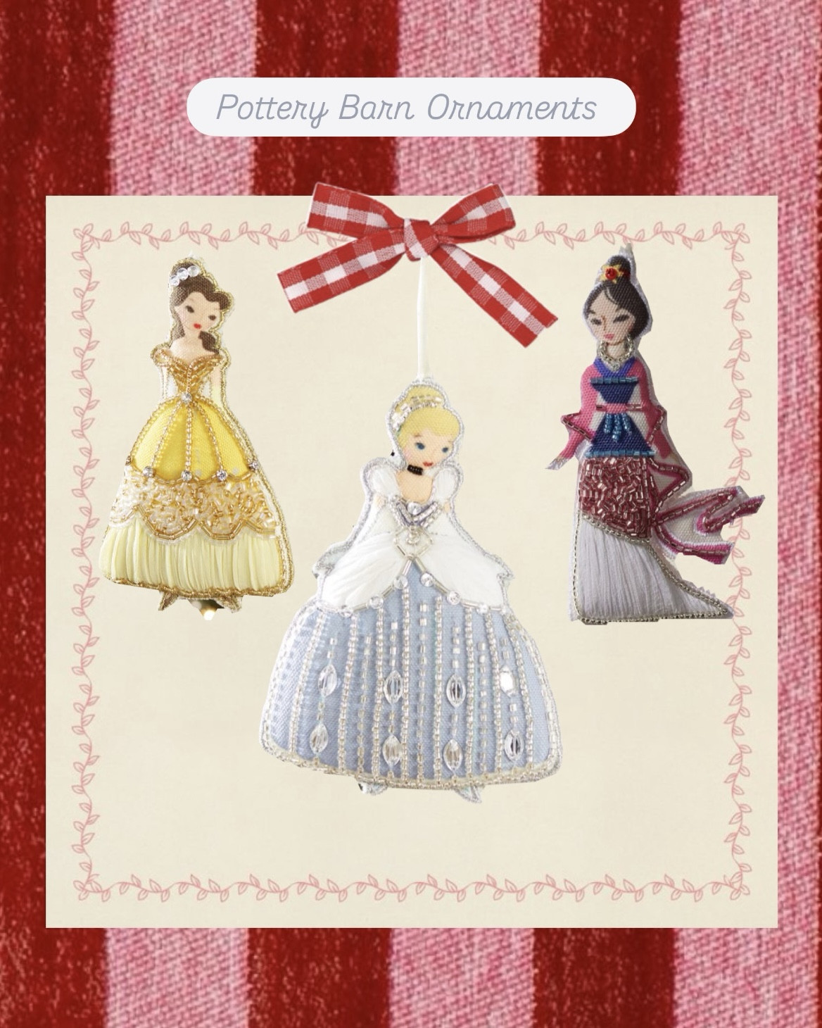 Pottery Barn Kids ~ Disney Princess Ornaments are on sale! 

#LTKHoliday #LTKU #LTKGiftGuide