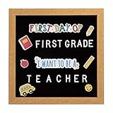 Pearhead First and Last Day of School Photo Prop 10" x 10" Letterboard Set, Includes 386 Letters and | Amazon (US)