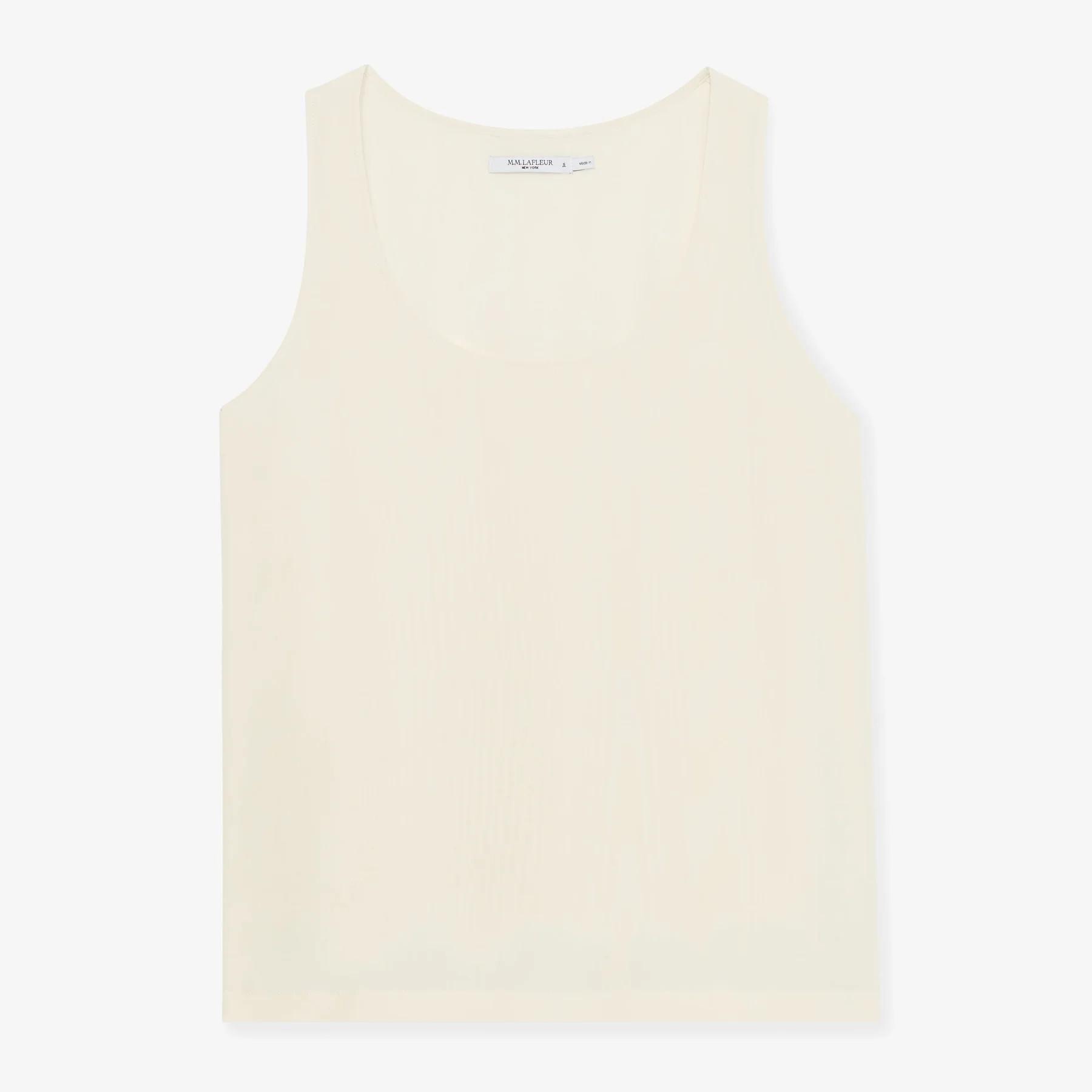 Vicky Tank - Washable Silk :: Pearl | MM LaFleur