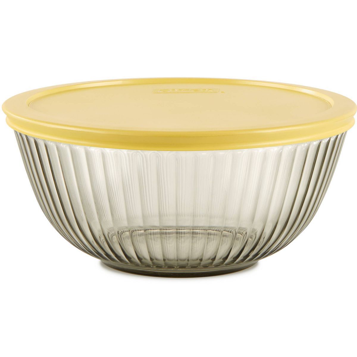 Pyrex 2.3qt Round Glass Open Baking Dish Bowl Yellow | Target