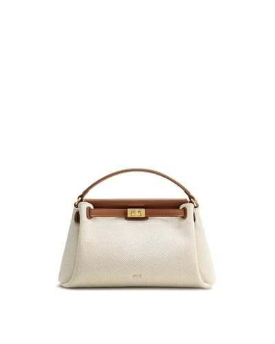 JW PEI Women's Carmen Top Handle Bag - Brown Canvas | Amazon (US)