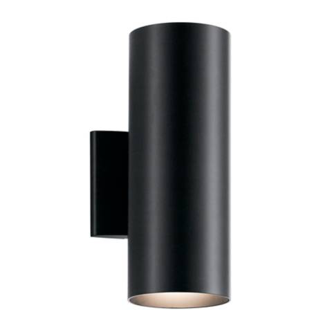 Kichler Harper 12" High Black Outdoor Wall Light | LampsPlus.com