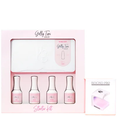 Kiara Sky GELLY TIPS STARTER KIT - ALMOND MEDIUM - Including Mini Flash Cure Led Lamp | Walmart (US)