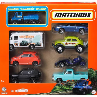 Matchbox Toy Cars or Trucks 8-Pack, Set of 8 Die-Cast 1:64 Scale Vehicles, Themed Multipack, Styles May Vary | Target