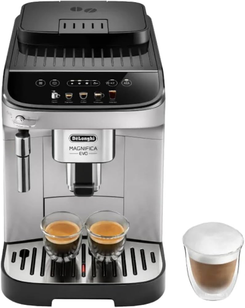 De'Longhi Magnifica Evo Espresso Machine with Manual Frother, 5 Recipes, ECAM29034SB (Renewed) | Amazon (US)