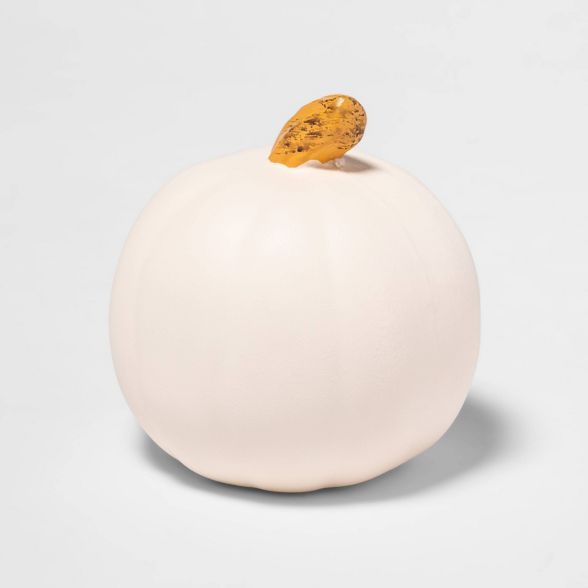 5&#34; Carvable Cream Pumpkin Halloween Decorative Prop - Hyde &#38; EEK! Boutique&#8482; | Target
