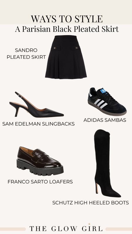 Also inspired by my latest #instagram post: here are a few of my favorite shoe styles that go GREAT with the #Sando pleated skirt!! 

I love changing it up and finding new ways to style every outfit! My favorite here is the #AdidasSamba sneaker, so fun! ✨🙌

#WaysToStyle #LTKFashion

#LTKstyletip #LTKover40 #LTKshoecrush