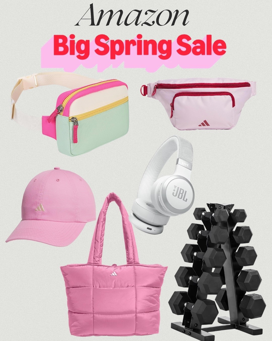 Amazon Big Spring Sale! Gear up for your workout with these great finds! From comfy bags to stylish caps, these items are perfect for any fitness routine. #AmazonSpringSale #FitnessGear

#LTKfitnessgoals #LTKgrwm #LTKSaleAlert