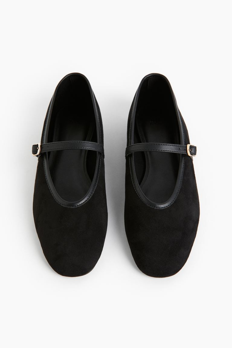 Mary Jane ballet pumps - Black - Ladies | H&M GB | H&M (UK, MY, IN, SG, PH, TW, HK)