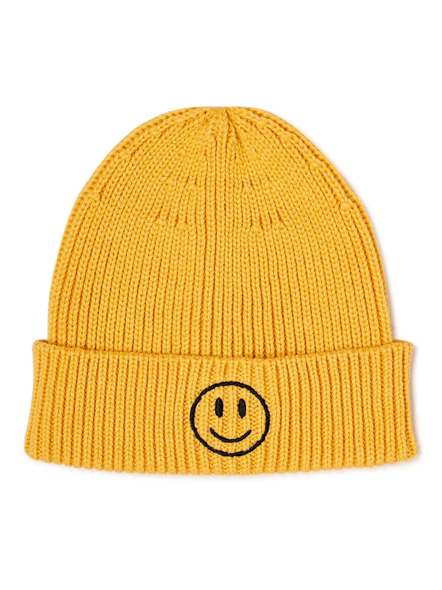 No Boundaries Smiley Beanie - Walmart.com | Walmart (US)