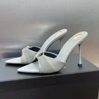 DHgate > Shoes & Accessories > Slippers > Women's stiletto heel slippers mule Environmental... | DHGate