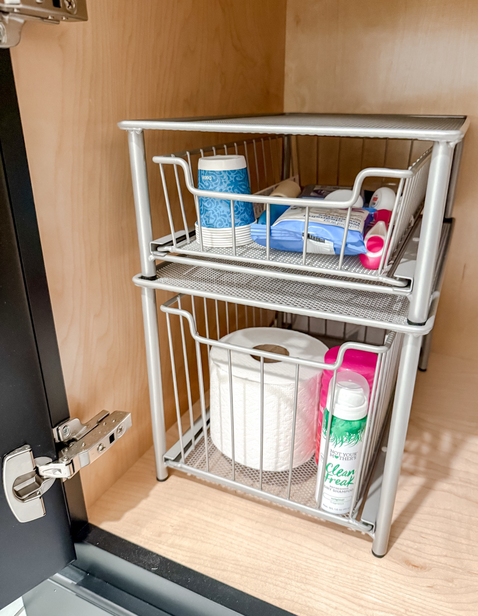 Love this stackable drawer organizer from Target for bathrooms to maximize space and height underneath sinks! Could also be used in kitchens! 

#LTKHome