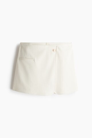 H & M - Interlock Skort - Cream | H&M (US + CA)