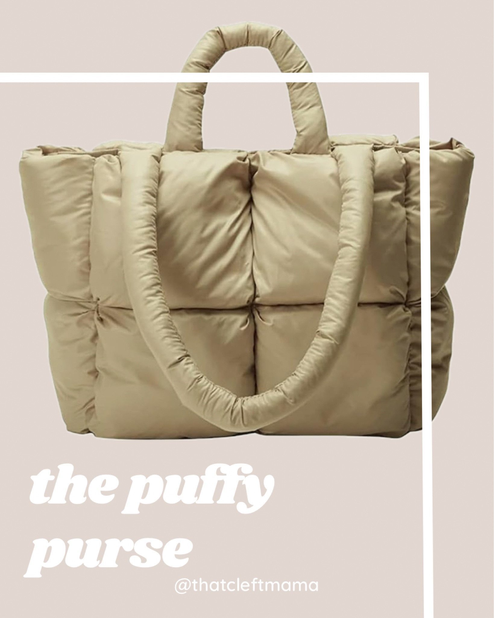 The cutest puffy purse | everyday must haves | mom must haves 

#LTKfindsunder50 #LTKstyletip #LTKfindsunder100