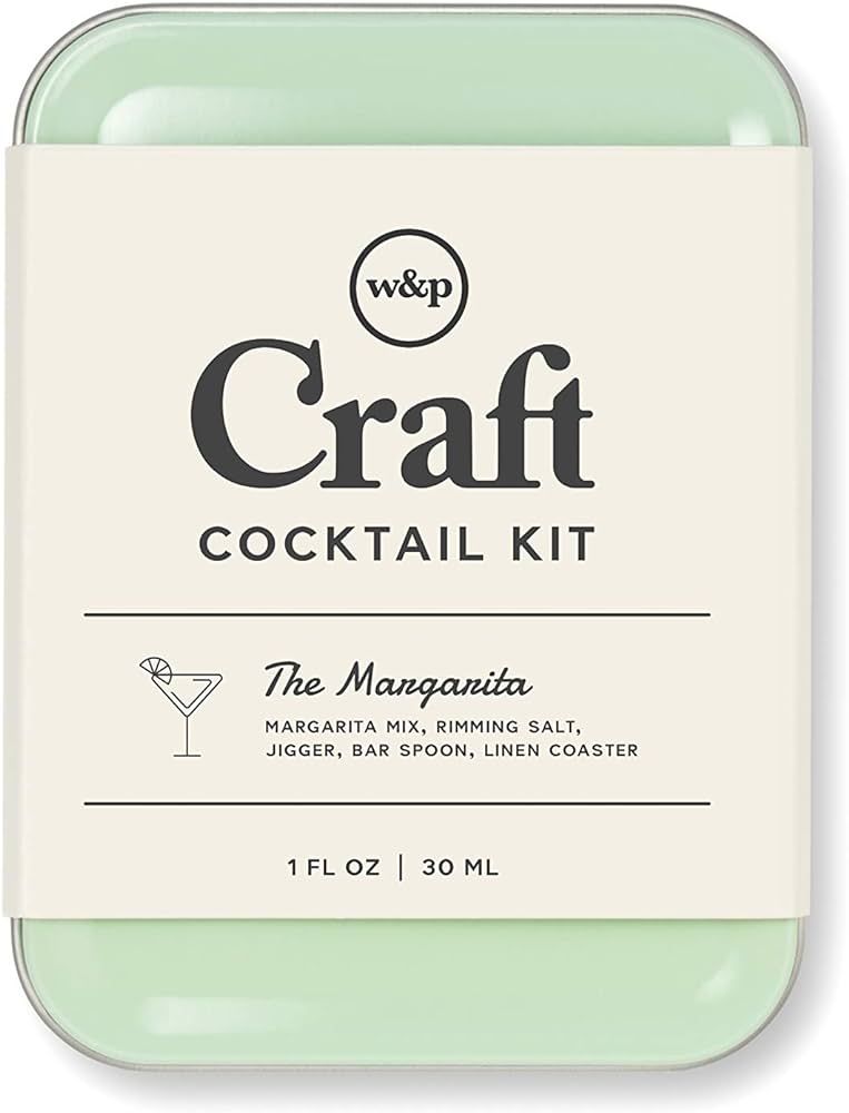 W&P Craft Margarita Cocktail Kit, Mini Portable Carry On Travel Cocktail Kit, Great Gifts for Him... | Amazon (US)