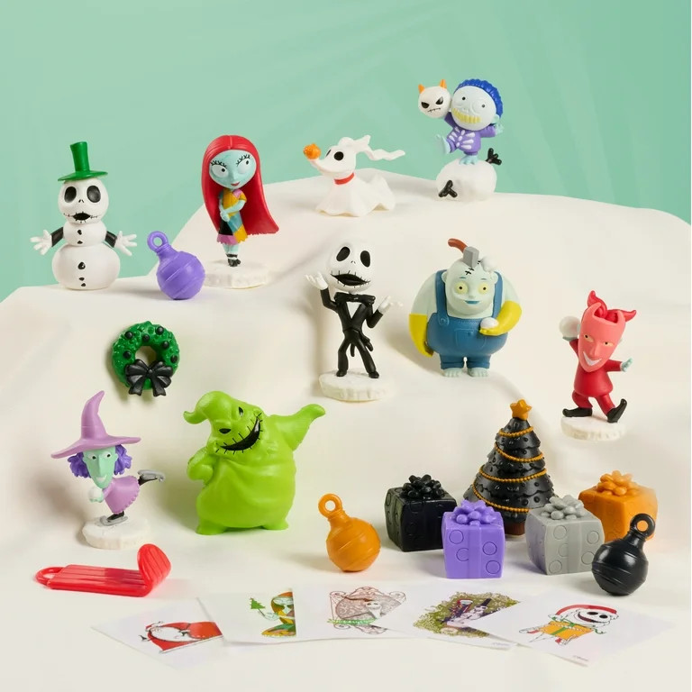 Disney Tim Burton's The Nightmare Before Christmas Advent Calendar, 24 Surprises, Ages 3 and up | Walmart (US)