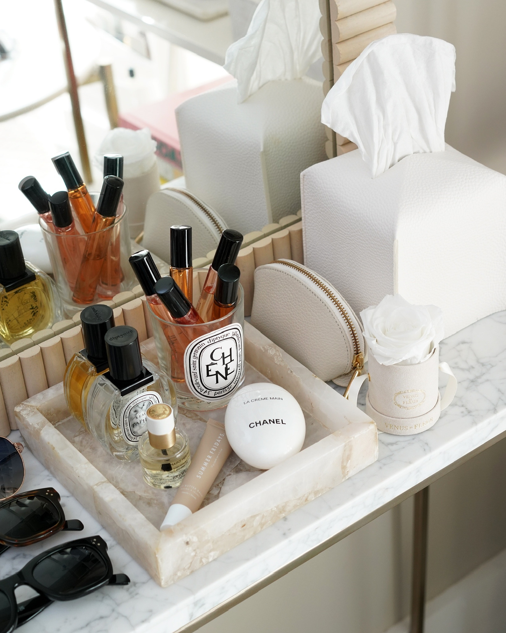 Newest Vanity organization and set up!

#LTKFind #LTKbeauty #LTKhome