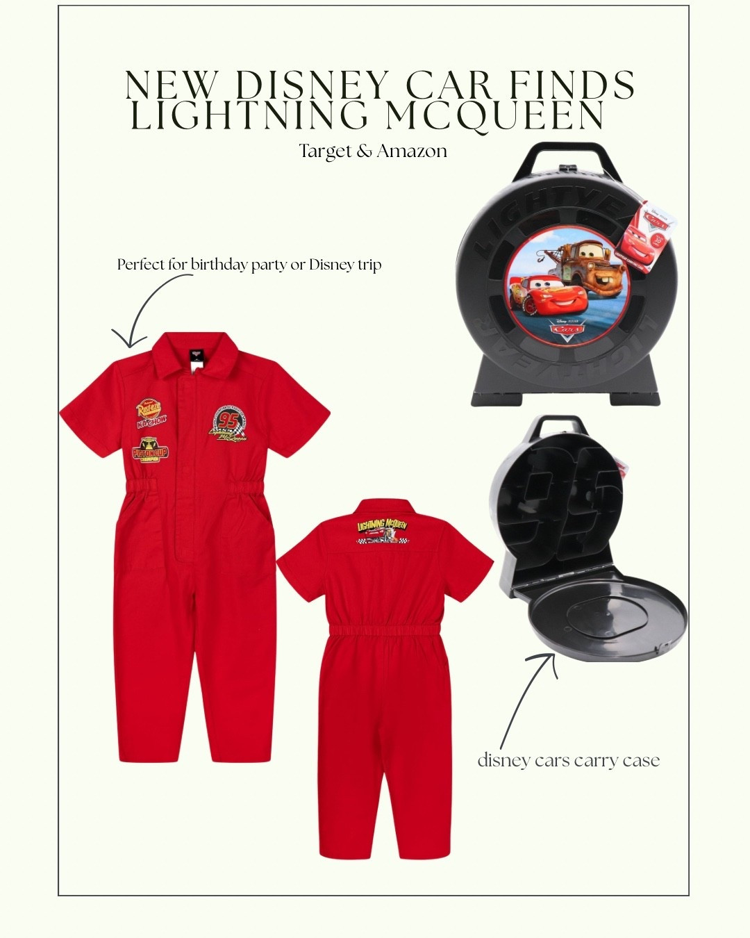 New arrivals | Disney cars toys & clothes | lightning McQueen | tow mater | Disney cars Pixar carry case | toddler outfit | lightning McQueen race outfit | target | amazon | target toys | amazon clothes | kids clothes | baby finds | kids clothes | toddler clothes 

#LTKmomlife #LTKKids #LTKBaby