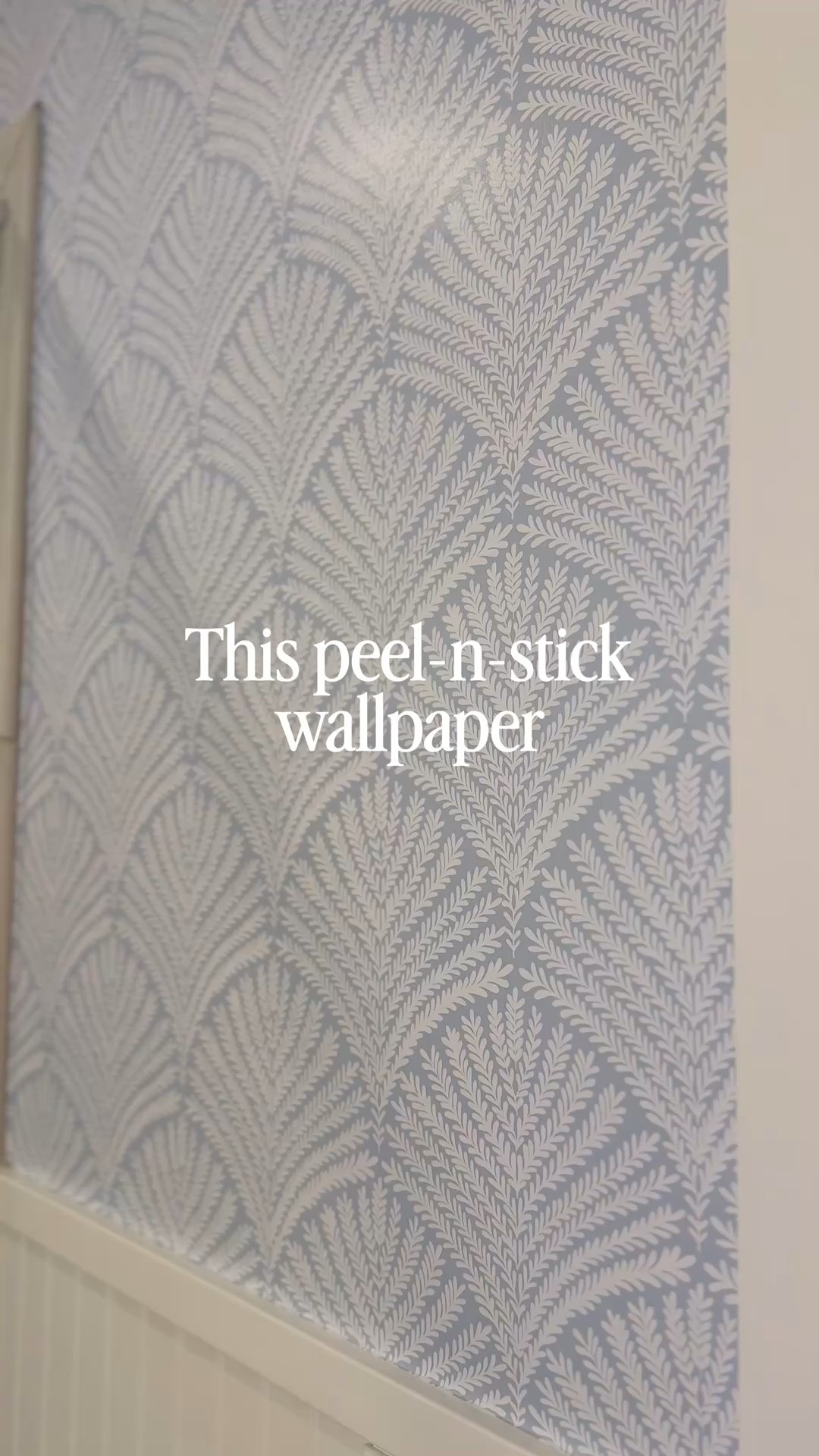 If you’re looking for a beautiful medium patterned, subtle coastal wallpaper, you can’t go wrong with this one! It’s peel and stick, which means no extra prep! I love the difference it made in my first floor bathroom!

#ismoonwallpaper #amazonfind￼

#LTKHome