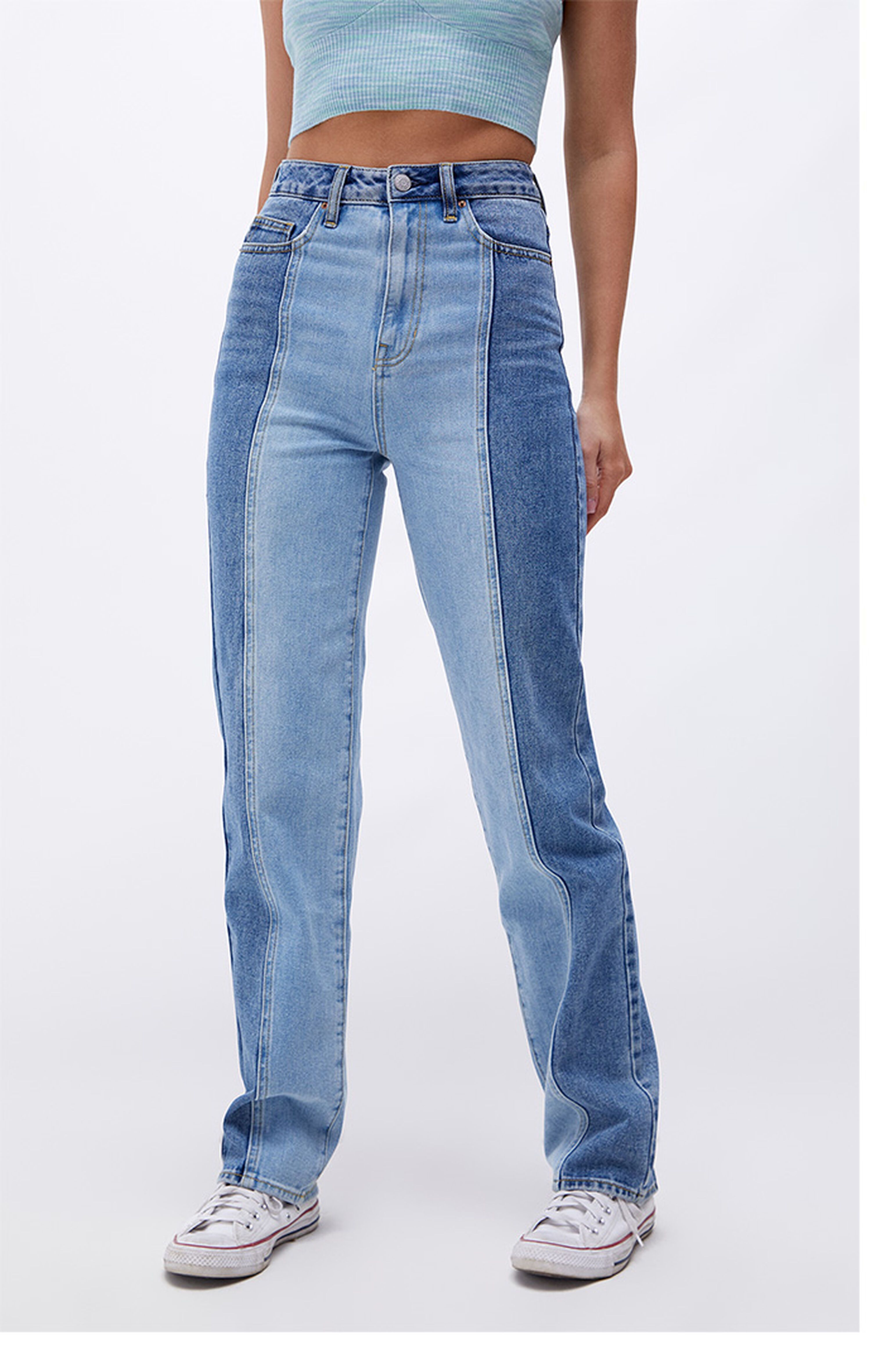 PacSun Eco Two-Tone '90s Boyfriend Jeans | PacSun