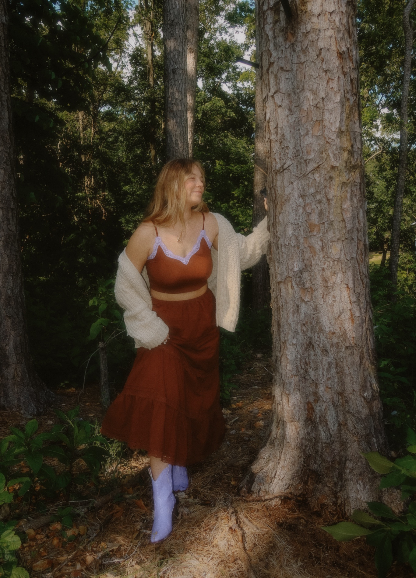 brown + lavender = the most unexpected color palette in the best way 😍 #target #targetstyle #midsize
Medium in top and skirt

#LTKFindsUnder50 #LTKSaleAlert #LTKMidsize