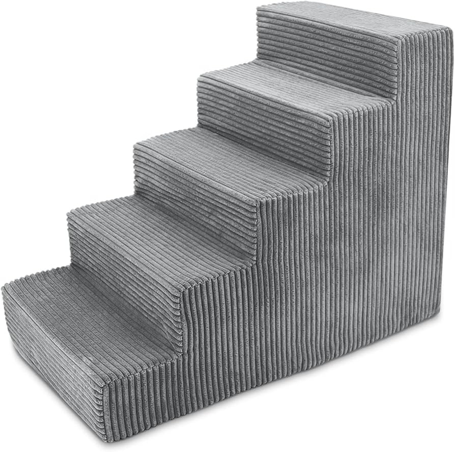 Best Pet Supplies Portable Dog Foam Stairs/Steps for Couch Sofa and High Bed Non-Slip Bottom Paw ... | Amazon (US)