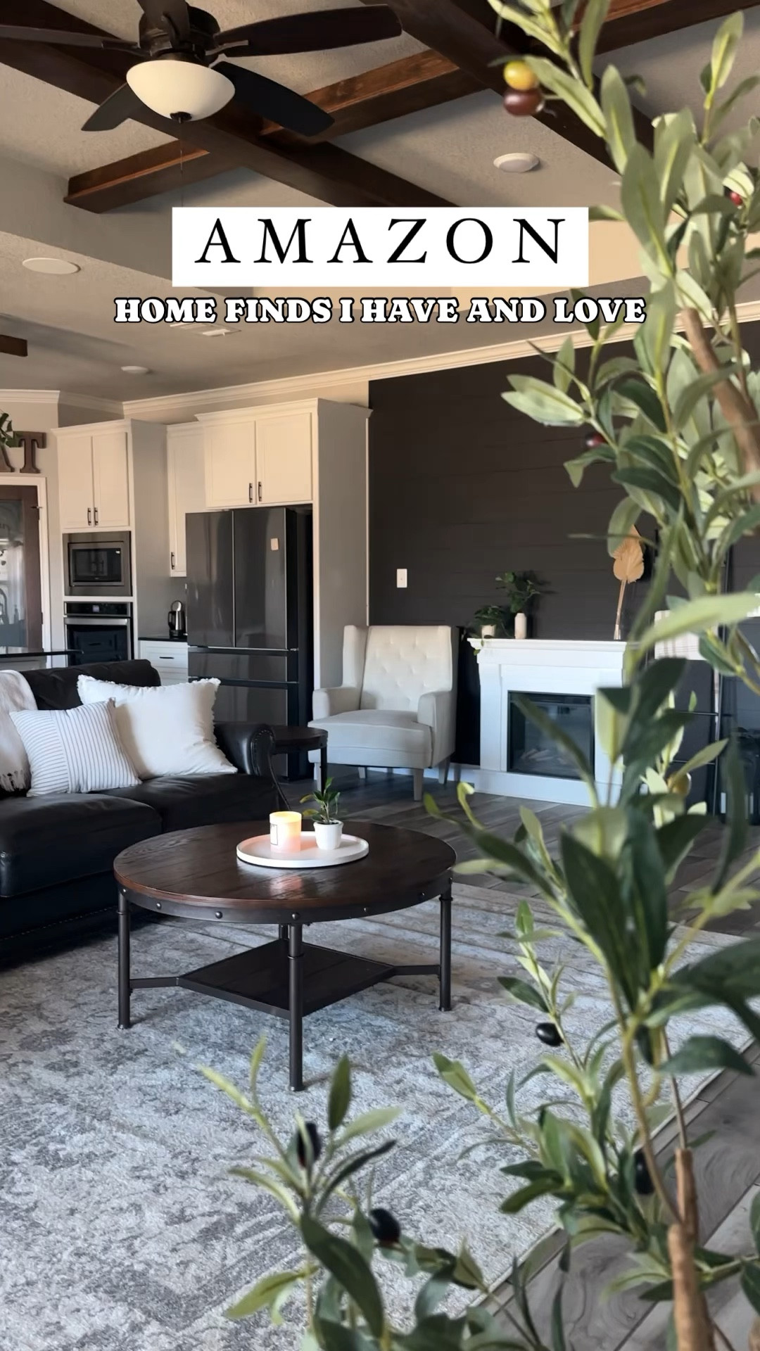 a few of my favorite recent amazon home finds! nothing like a nice home refresh to prep for the new year 🤍 
DETAILS:
Rug - color is “ivory silver” size is 8x10
Mirror - finish is “gold” size is 71x32
Olive Tree - ours is the 6ft
Vase - ordered the 12”
Tray - could is “washed white” size is 15”

also linking our throw pillows since they are also an amazon find!
 

#LTKhome #LTKVideo #LTKfindsunder100