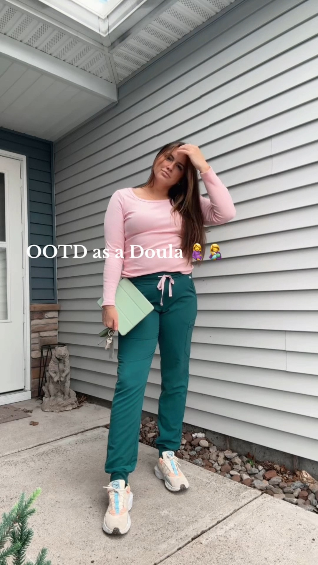 #ootd scrubs edition 

Doula, healthcare, scrubs, figs, Amazon 

#LTKWorkwear #LTKMidsize