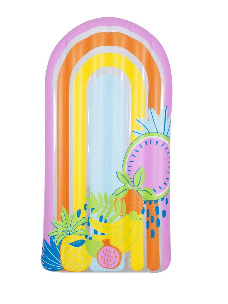 Packed Party Multi-Color Inflatable Fruit Pool Lounger for Ages 14 Years + | Walmart (US)
