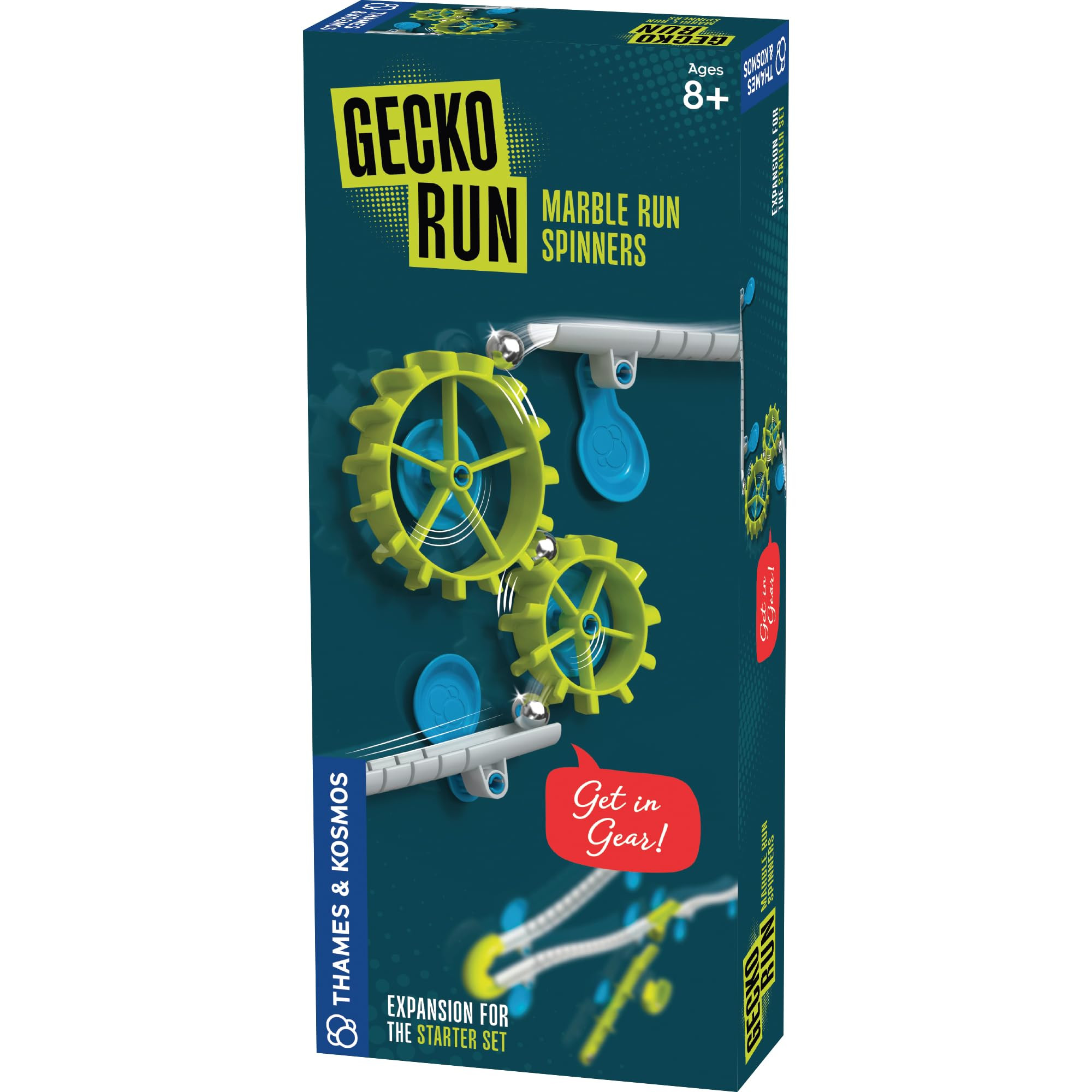 Gecko Run Marble Run Spinners Expansion Pack by Thames & Kosmos – Extra Stunt for Vertical Marb... | Amazon (US)