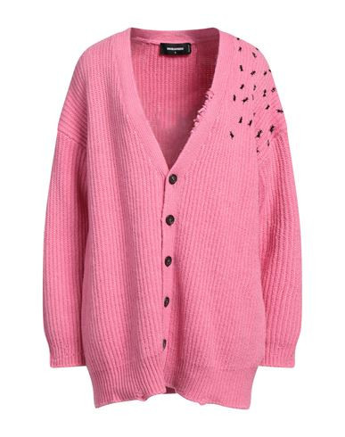 Dsquared2 Woman Cardigan Pink Size XS Cotton, Polyamide | YOOX (US)