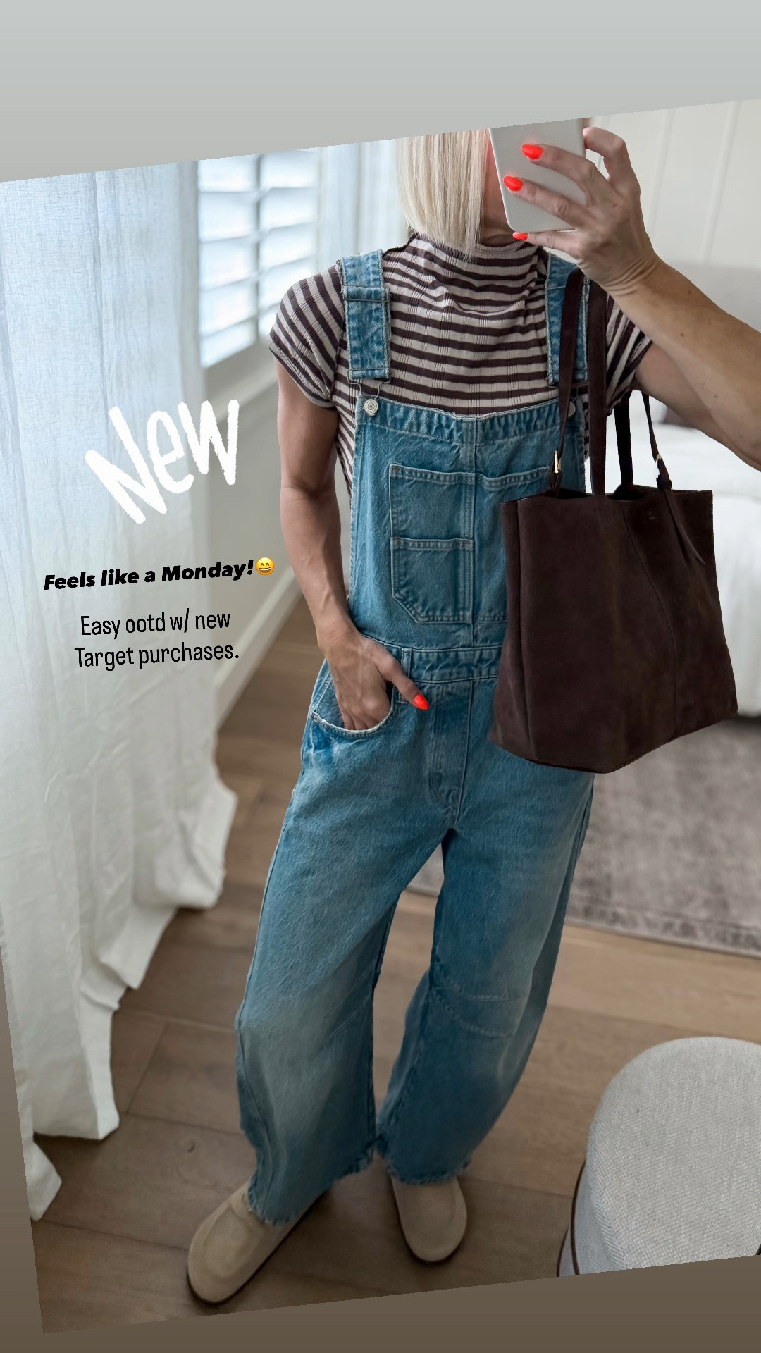 New @Target finds + overalls. 
Easy early fall casual outfit idea. 
Top fits big, size down
Clogs fit tts
Overalls fit tts

#LTKmomlife #LTKOver40 #LTKgrwm