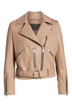 Balfern Lambskin Leather Biker Jacket | Nordstrom