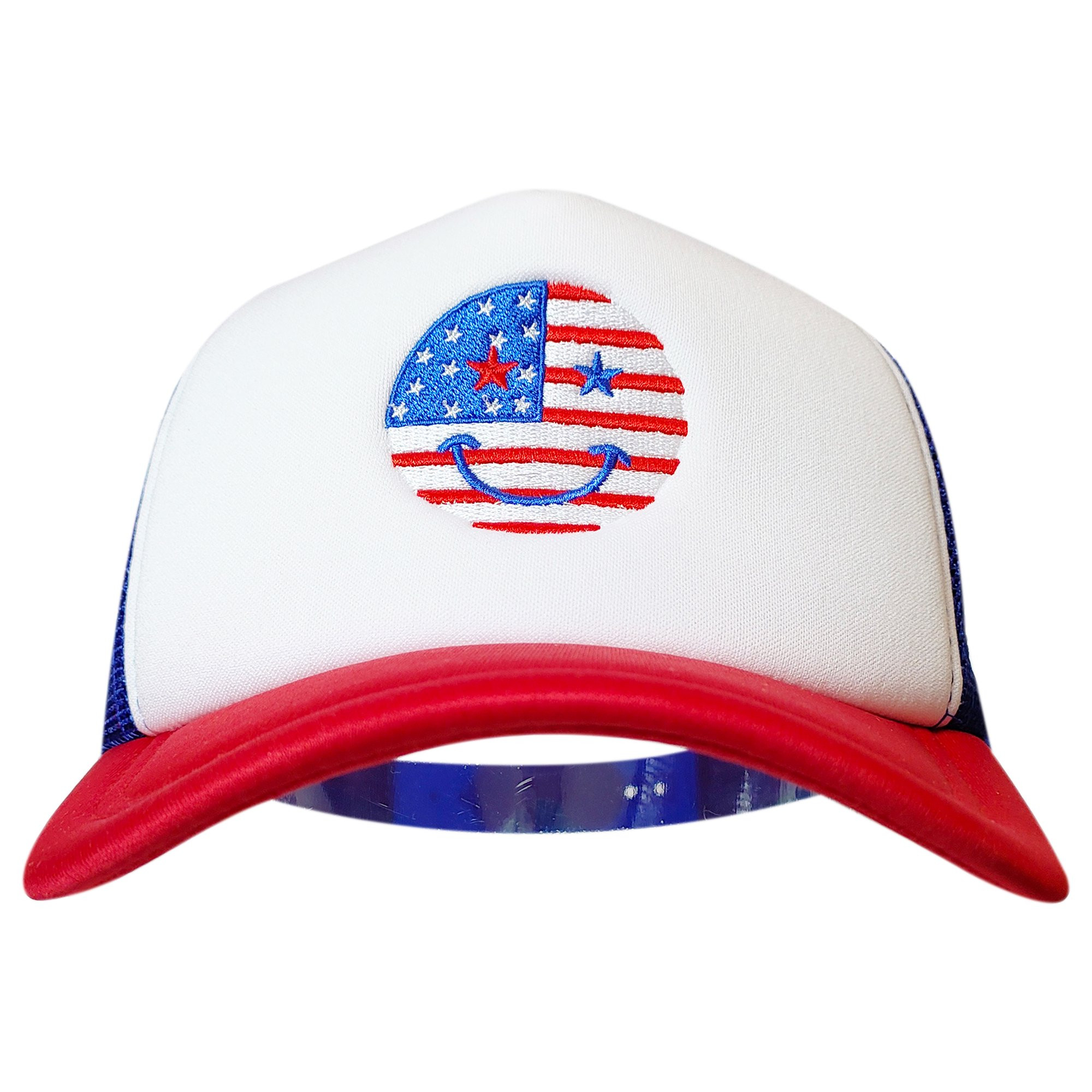 Way to Celebrate Patritoic Smiley Trucker Hat | Walmart (US)