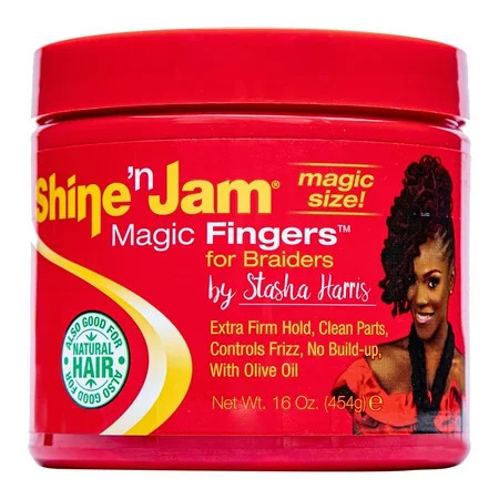 Ampro Shine-n-Jam Magic Fingers Gel for Braids Hair Styling Gel 16 oz | Walmart (US)