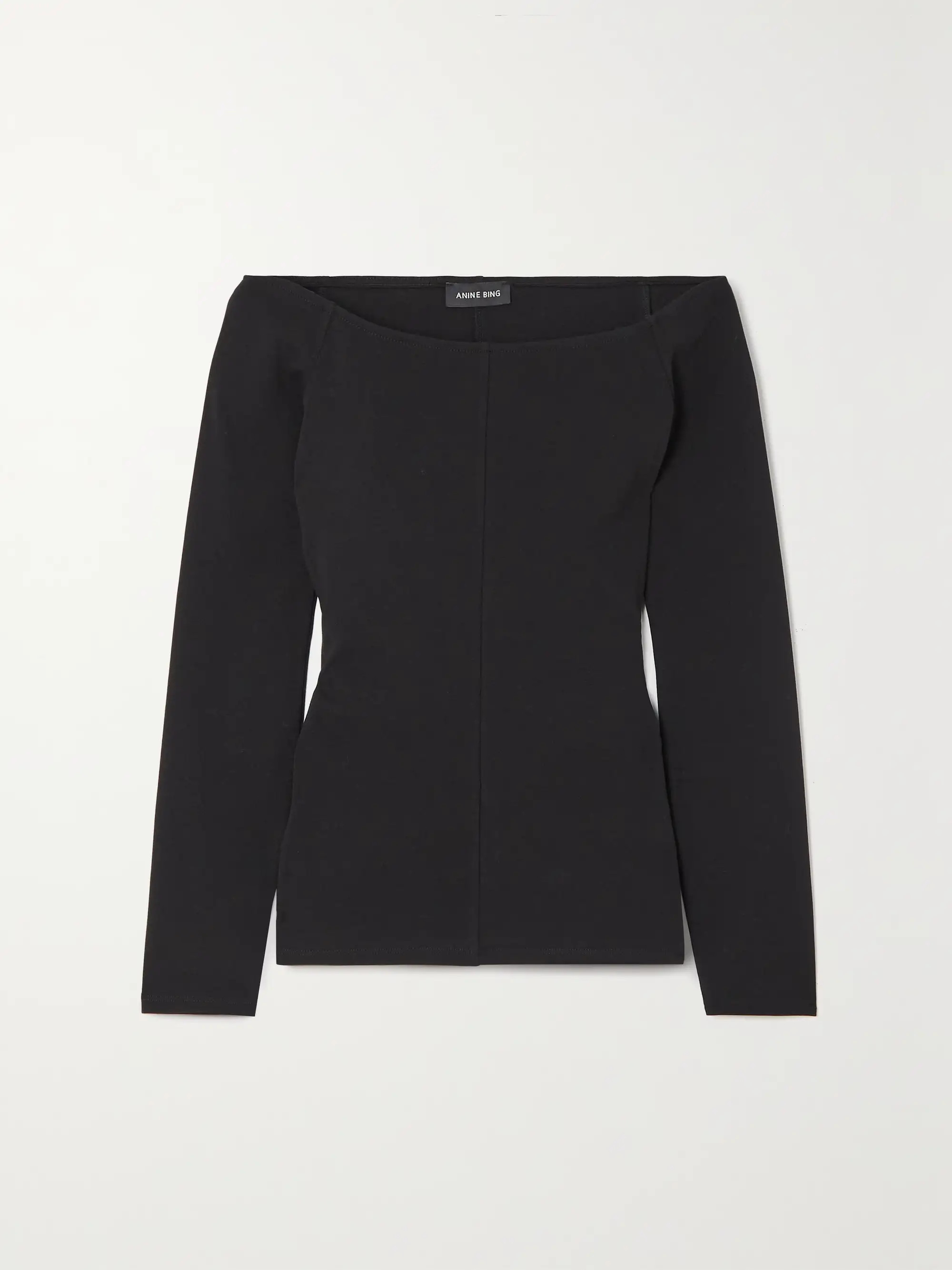 Vea off-the-shoulder stretch-cotton jersey top | NET-A-PORTER (US)