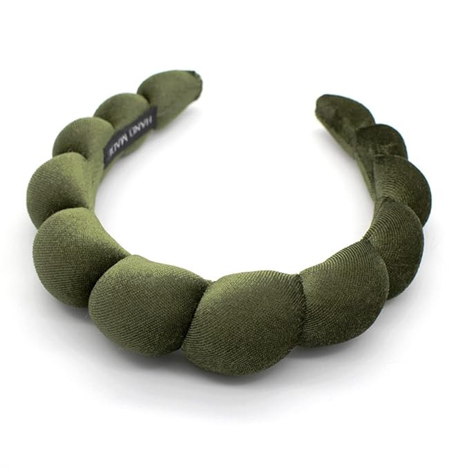 Fashion Headbands for Women Padded Fabric Hair Bands Wide Velvet Non Slip Headband Hair Accessori... | Amazon (US)