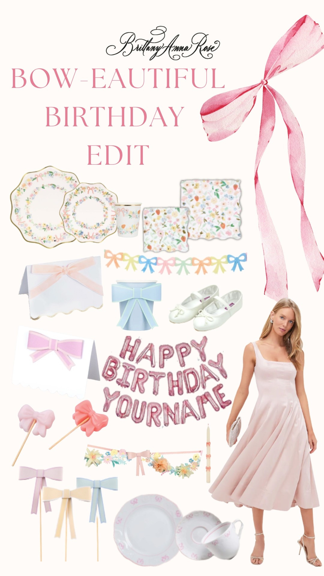 Bow-eautiful birthday party inspo! 🎀✨ Everything you need for the prettiest celebration, florals, pastels, and bows galore! Shop my fave girly birthday picks 💕 #BirthdayAesthetic #LTKParty #BowsOnEverything

#LTKFamily #LTKKids #LTKParties