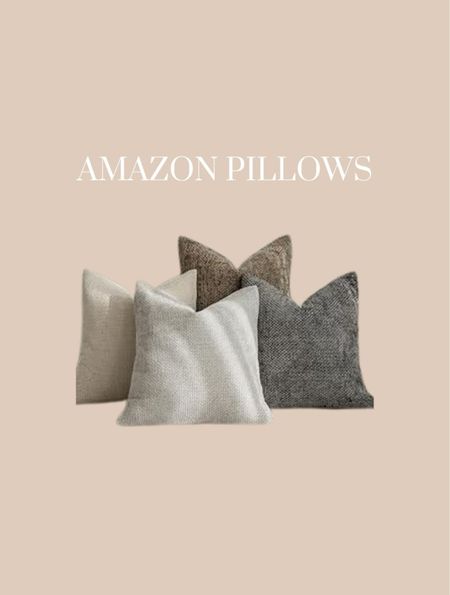 Pretty Amazon pillow covers 4 pack for $24! Love these neutral tones.

#LTKHome #LTKStyleTip #LTKFindsUnder50