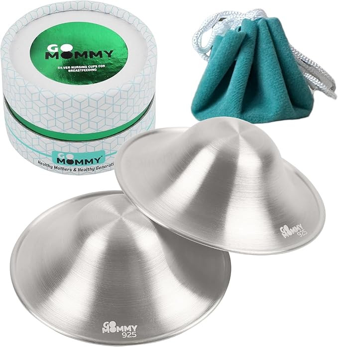 The Original Silver Nursing Cups, Nipple Shields for Nursing Newborn, Nipple Protector for Breast... | Amazon (US)