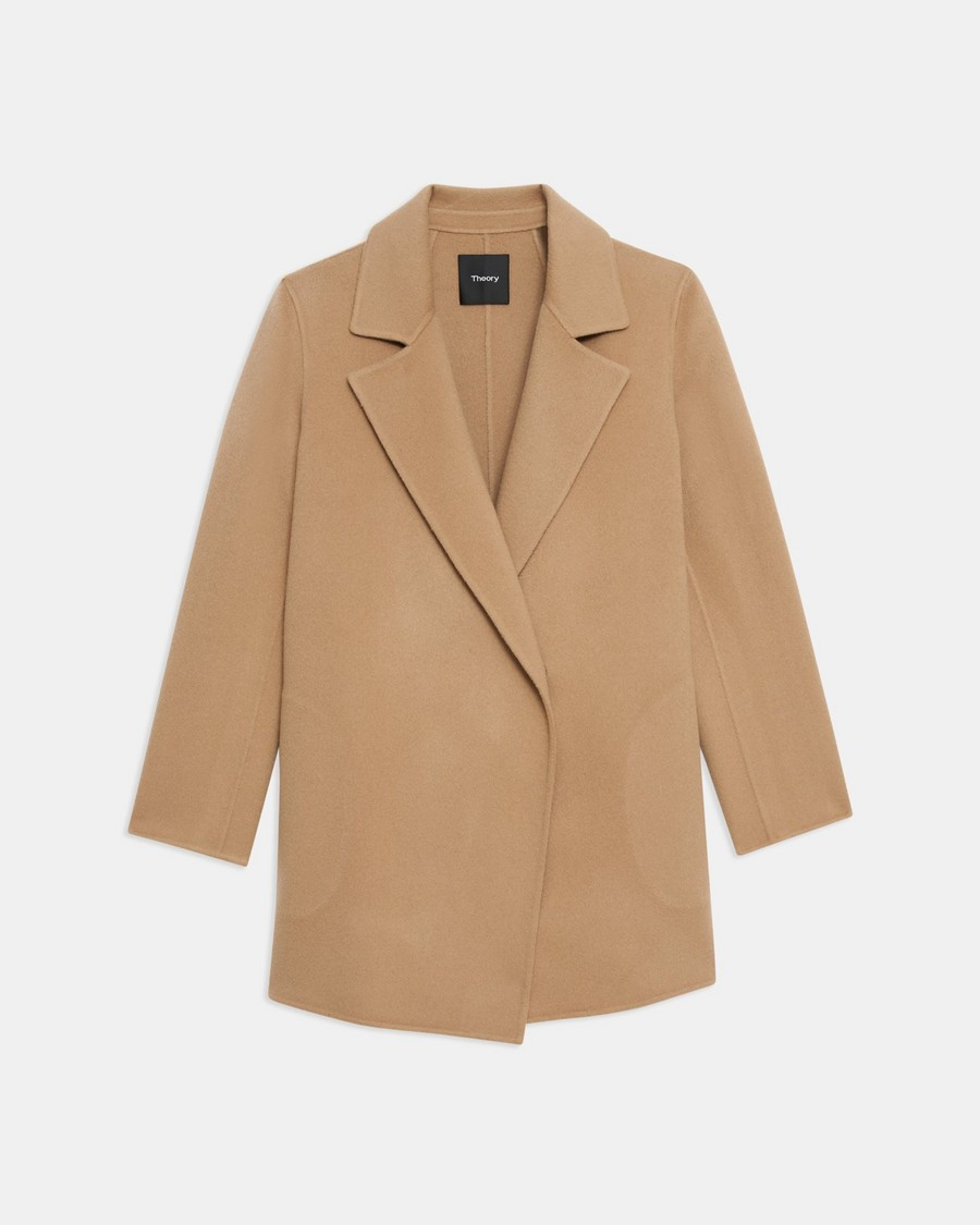 Clairene Jacket in Double-Face Wool-Cashmere | Theory